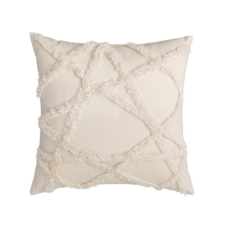 Tassels Cushion Cover 45x45cm Beige White Pillow Covers Decorative Pillow Case Square Home Boho Decor Macrame Pillowcase - V.I.P Digital Presence