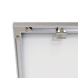 60"x36" Oversized Modern Rectangle Bathroom Mirror with Silver Frame Decorative Large Wall Mirrors for Bathroom Living Room