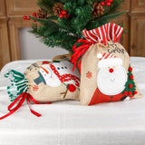 Christmas decorations, burlap gift bags, candy bags, apple bags, cartoon Christmas gift bags - V.I.P Digital Presence