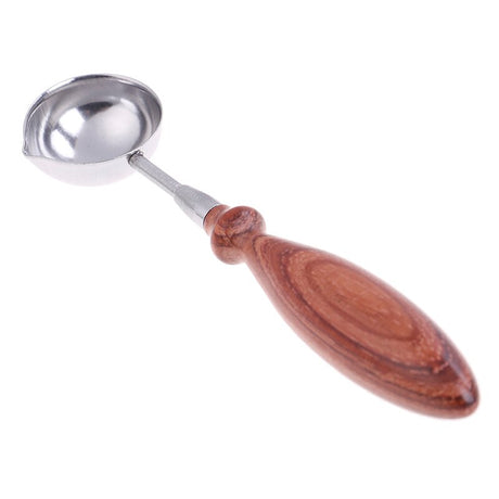 Anti-Hot Sealing Wax Spoon Wood Handle Retro Wax Stamping Spoons Invitation Cards Decorative Stamps Craft - V.I.P Digital Presence