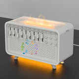 White noise sleep aid device Bluetooth speaker simulation flame aromatherapy humidifier small night light sleep aid white noise machine - V.I.P Digital Presence
