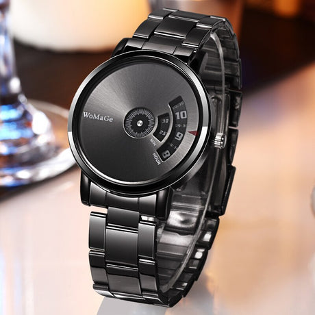WoMaGe Fashion Watch Men Watches Stainless Steel Creative Men's Watches Male Wristwatch Luxury Mens Clock reloj mujer bayan saat - V.I.P Digital Presence