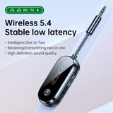 Two to two Bluetooth receiver transmitter 2-in-1 car Bluetooth adapter, airplane, ship, gym - V.I.P Digital Presence