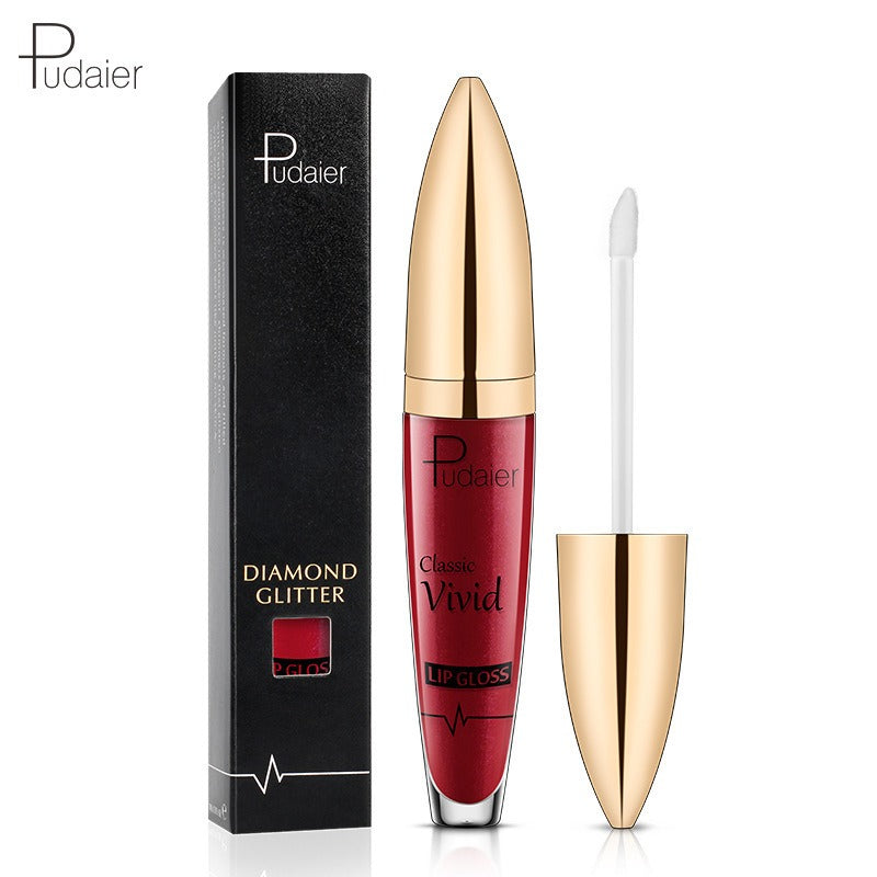 18 Colors Shiny Lip Gloss for Women Long Lasting Matte Glitter Liquid Lipstick Diamond Shiny Lip Gloss Waterproof Lip Makeup - V.I.P Digital Presence