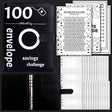 100 Envelope Challenge Binder Couple Save Money Challenge Envelope Sheet Pocket Book - V.I.P Digital Presence