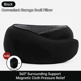 Travel Neck Pillow Memory Foam U-shaped Pillow Snail Style Travel Neck Support Portable Adjustable Soft Noon Break Sleep Pillows - V.I.P Digital Presence