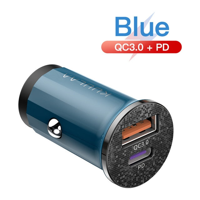 KUULAA Quick Charge 4.0 48W QC PD 3.0 Car Charger for Samsung S10 9 Fast Car Charging for Xiaomi iPhone Mobile Phone USB Charger - V.I.P Digital Presence