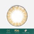 1Pcs FDA Certificate Eyes Beautiful Pupil Colorful Girl Cosplay Contact Lenses Brown - V.I.P Digital Presence