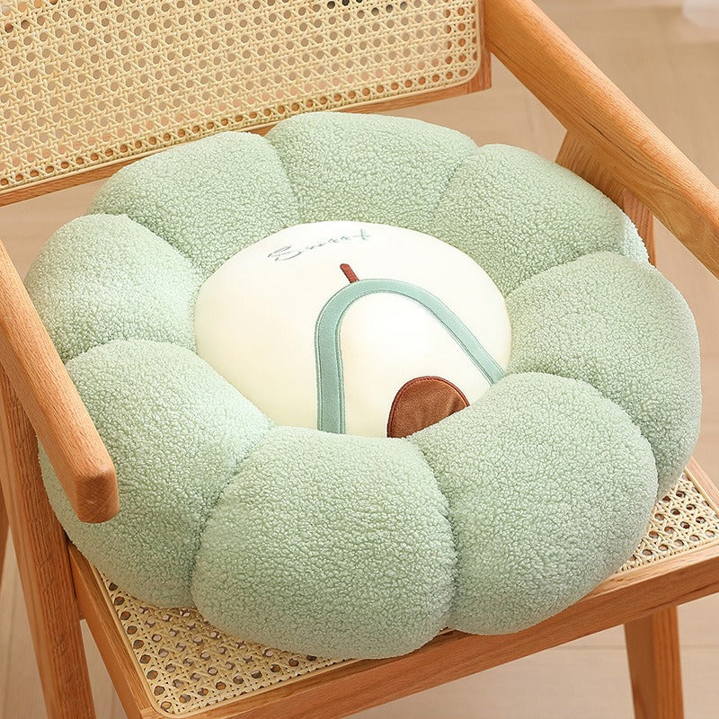 New Pumpkin Cushion Color Contrast Persimmon Ruyi Putuan Home Sofa Decoration Soft Cushion - V.I.P Digital Presence