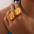 Titanium Steel Fingerprint Signet Ring - V.I.P Digital Presence