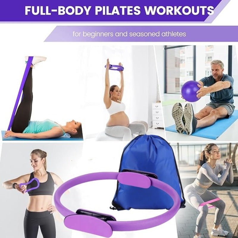 13 - Piece Pilates Kit for Home Workouts: Pilates Ring, Ball, Resistance Bands & More - Ideal for Home Pilates - V.I.P Digital Presence