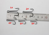 Rompin 50pcs/lot 9908 Double Fishing Hooks Small Fly Tying Double Dual Fishing Hook For Jig Size 1 2 4 6 8 - V.I.P Digital Presence