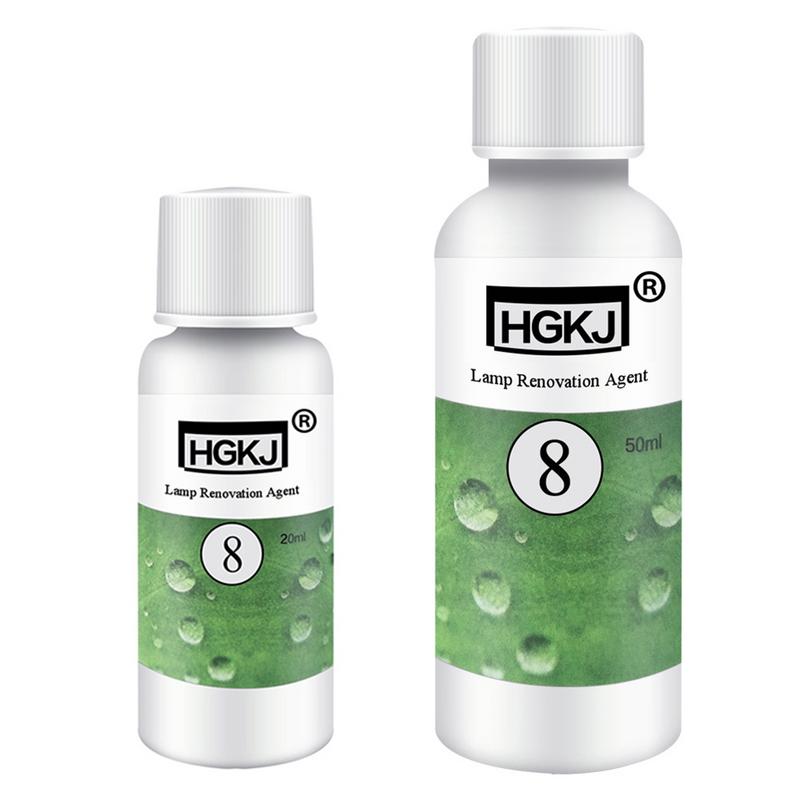 20/50ML HGKJ-8 Car Headlight Cleaning Fluid Repair Refurbishment Fluid Detergent Car Light Cleaner - V.I.P Digital Presence