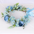 Mori series dried flower wreath bridal headdress crown hairdress wedding accessories Beach Resort studio props - V.I.P Digital Presence