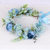 Mori series dried flower wreath bridal headdress crown hairdress wedding accessories Beach Resort studio props - V.I.P Digital Presence