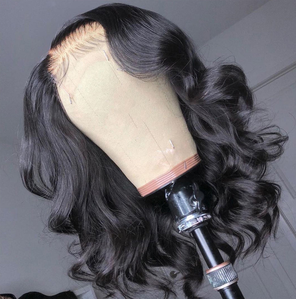 New Wig Women's Chemical Fiber Short Curly Hair Front Lace Wig Headgear - V.I.P Digital Presence