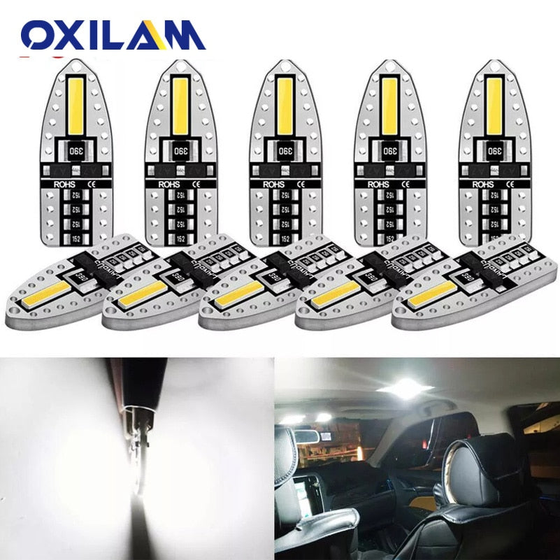 10x T10 LED W5W 194 Car Lights for Honda Civic Accord CRV HRV Jazz Fit NC750X Auto Led Interior Light Trunk Lamp Xenon 6000K 12v - V.I.P Digital Presence