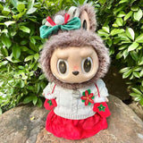 Clothing with 58cm LABUBU Design ZIMOMO Doll Clothes Rubber LABUBU Plush Toy Clothing Cute
