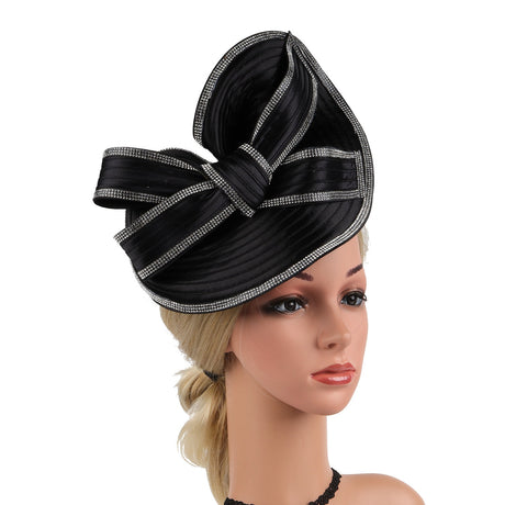 Hemp top hat black white diamond headband - V.I.P Digital Presence