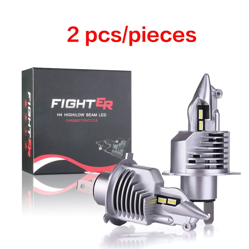 KAFOLEE H4 9003 HB2 LED headlight bulbs 12V 24V 80W 16000LM diode lamps LED H4 for cars high beam dipped beam auto grade chips - V.I.P Digital Presence