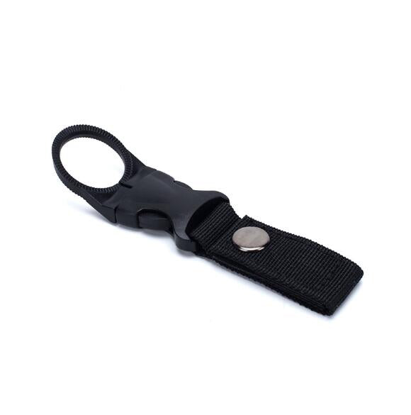 Mosquetón de nailon Molle para botella de agua, cinturón, mochila, gancho para colgar, hebilla para exteriores, herramienta de soporte