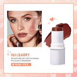 QIBEST Multifunctional Makeup Stick Highlighter Blush Contouring Balm Lip Stick Rouge Pen Lipstick - V.I.P Digital Presence