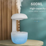 600ml Water Drop Humidifier Essential Oil Aromatherapy Diffuser Home Office Desktop Mute Ultrasonic Sprayer - V.I.P Digital Presence