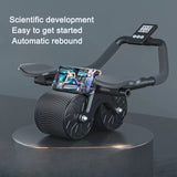 Automatic rebound abdominal compression and abdominal muscle training equipment for both men and women using elbow support rollers - V.I.P Digital Presence