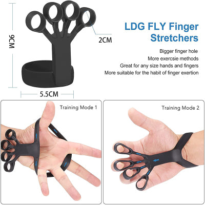 Silicone Wrist Stretcher Finger Exercise Trainer Finger Tension Circle Five Fingers