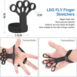Silicone Wrist Stretcher Finger Exercise Trainer Finger Tension Circle Five Fingers