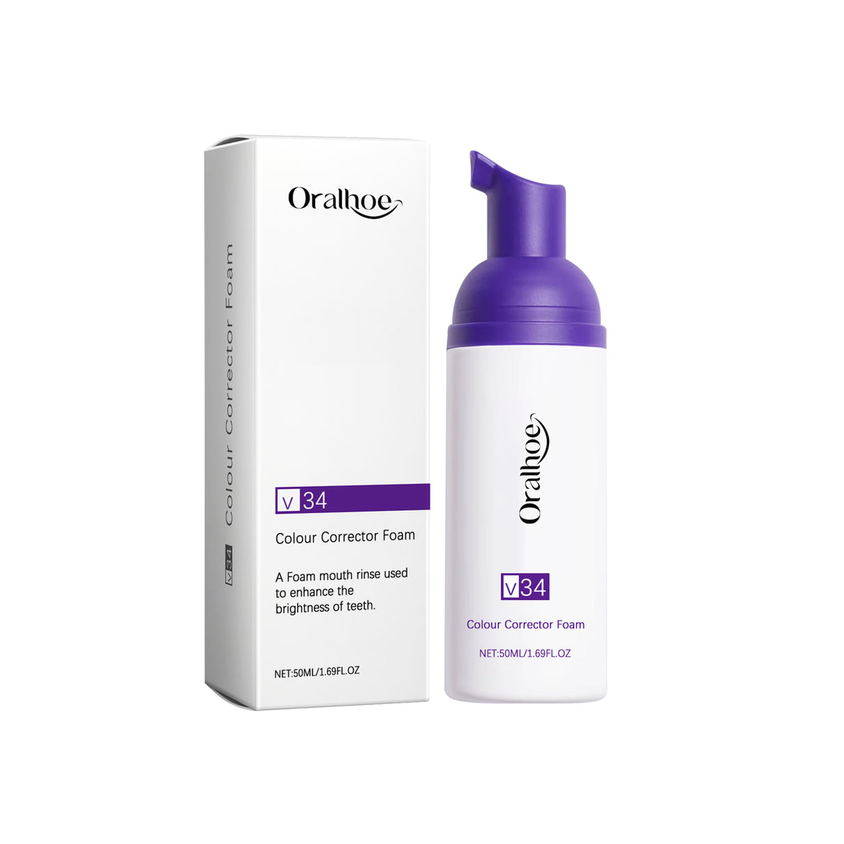 Purple Teeth Cleaning Mousse, Clean And Care For Teeth Oral Care Remove Stains And Gentle Teeth Cleaning Mousse - V.I.P Digital Presence