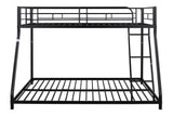 Metal Twin over Full Bunk Bed/ Heavy-duty Sturdy Metal/ Noise Reduced/ Safety Guardrail/ CPC Certified/ No Box Spring Needed - V.I.P Digital Presence