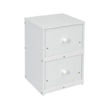 Twin Loft Wood Bed with Under-bed, Built-in Desk, a Storage Cabinet of 2 Drawers, Guardrails, Ladder,White - V.I.P Digital Presence