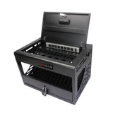 16 Bay Charging Cabinet for Laptop Chromebook Locking Charging Station-BLACK - V.I.P Digital Presence