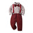 Children's Clothing Autumn Korean Version Multi-Color Plaid Long Sleeve Cotton Shirt Suspenders Boys' Suit - V.I.P Digital Presence