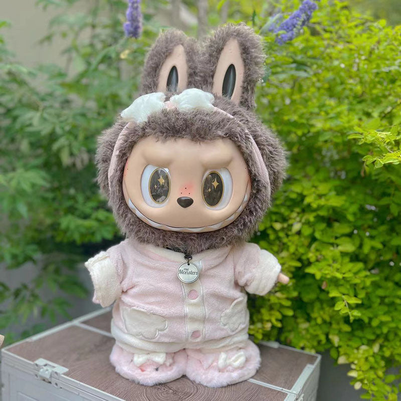 Clothing with 58cm LABUBU Design ZIMOMO Doll Clothes Rubber LABUBU