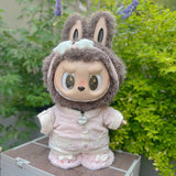Clothing with 58cm LABUBU Design ZIMOMO Doll Clothes Rubber LABUBU Plush Toy Clothing Cute