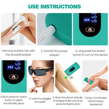 HailiCare Freezing Point Laser Hair Removal Instrument Painless Hair Removal Instrument Home Whole Body Hair Removal Instrument Portable Beauty Instrument - V.I.P Digital Presence