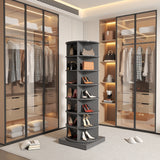 new 360 gray rotating shoe cabinet with 7 layers can accommodate up to 28 Paris shoes - V.I.P Digital Presence