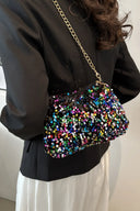 Sequin Removable Strap Shoulder Bag - V.I.P Digital Presence