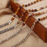 Titanium Steel Egg Yolk Stone Necklace - V.I.P Digital Presence