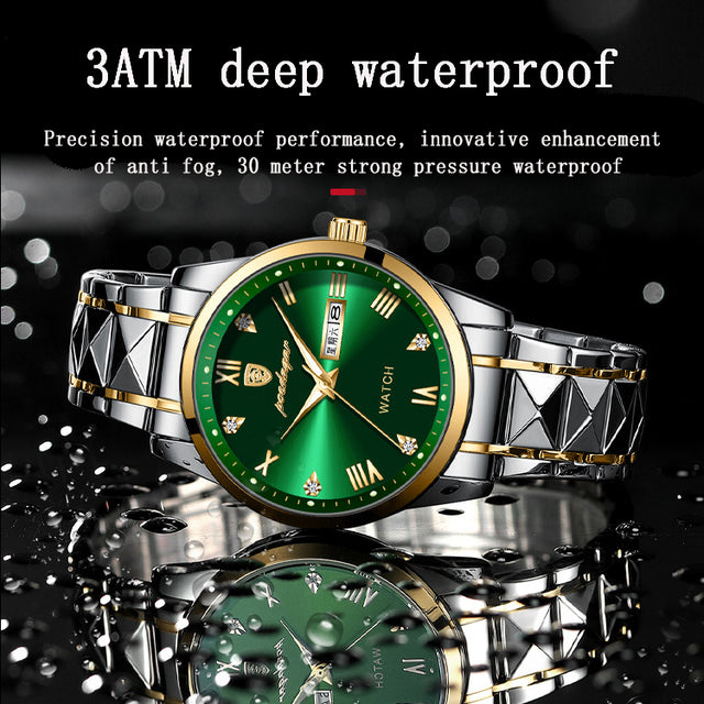 Swiss Waterproof Glow Double Calendar Men's Watch Glow Design Fashion Men's Watch - V.I.P Digital Presence