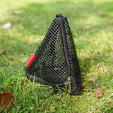 Outdoor triangular sun drying net, foldable storage net, camping hanging net, storage basket, PVC hanging net bag - V.I.P Digital Presence