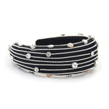 Baroque wide brimmed full diamond headband - V.I.P Digital Presence