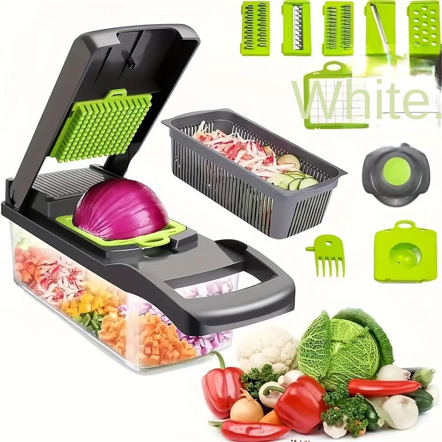 Multifunctional Vegetable Chopper Kitchen Dicer Grater Shredder Set Vegetable Cutter - V.I.P Digital Presence
