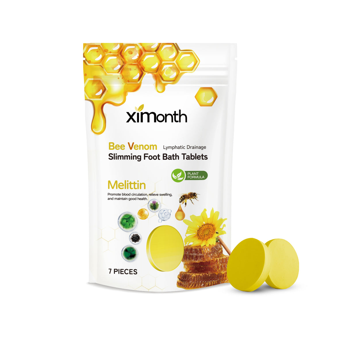 Pastillas de veneno de abeja para baño de pies, otoño-invierno, hidratantes, corporales, para el sueño reparador.