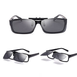 Cool Polarized Mirrored UV400 Lens Clips On Sunglasses Driving Night Vision Lens Sun Glasses Male Anti-UVA For Men Women - V.I.P Digital Presence