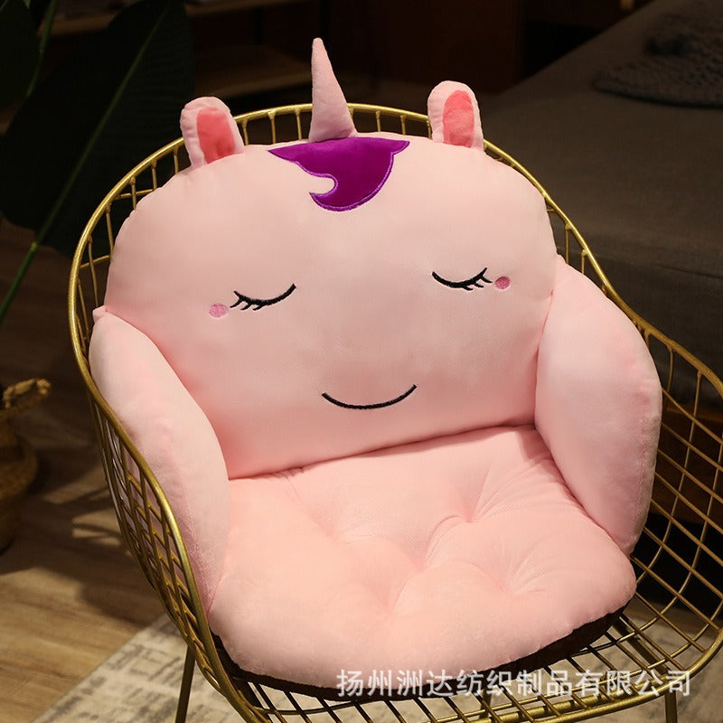 Cartoon animal connected seat cushion, integrated chair cushion, office sedentary student seat cushion - V.I.P Digital Presence
