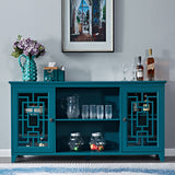 60" Sideboard Buffet Table /Storage Cabinet - V.I.P Digital Presence