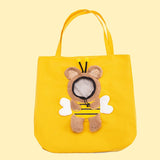 Cute canvas outdoor bag with exposed bee shaped cat bag shoulder bag small dog tote bag - V.I.P Digital Presence